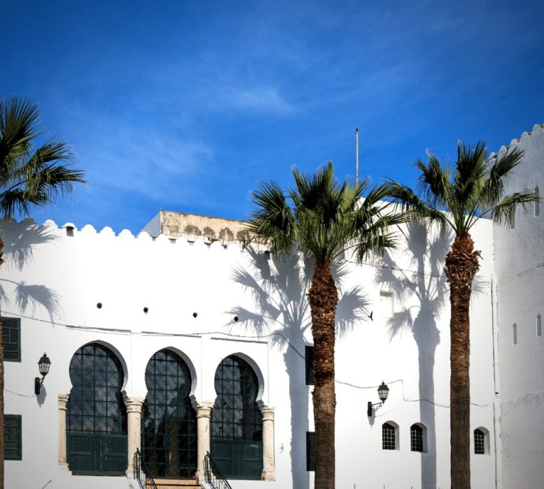 Kasbah of Tangier overlooking the Medina and Tangier Ville Port